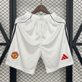Pantalon Corto de Futbol #2526 shorts M-U home S-XXL — Minkang