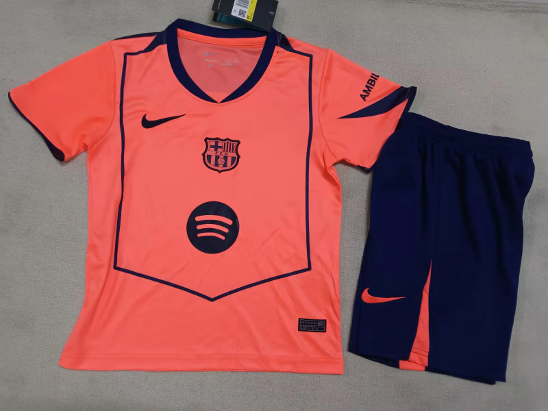 25-26 Barcelona Third Away Kid kit