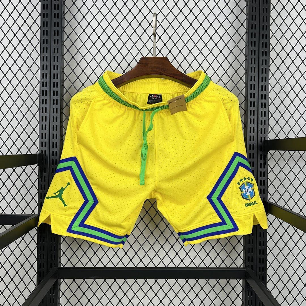 Pantalon Corto de Futbol #Mens Brazil 2026 Casual Shorts — Zhang199