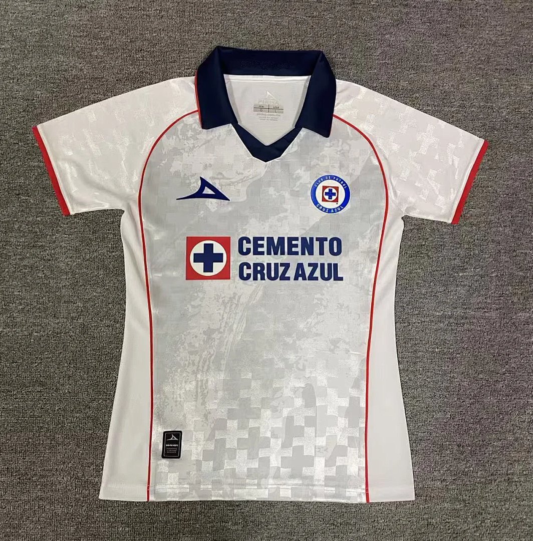 Woman Cruz Azul 2025/26 Intercontinental Cup away soccer jersey size S-2XL