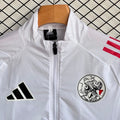 Ajax 2025/26 White Windbreaker Suit Size S-2XL
