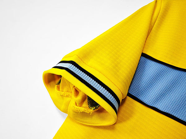 98-99 Lazio yellow retro jersey