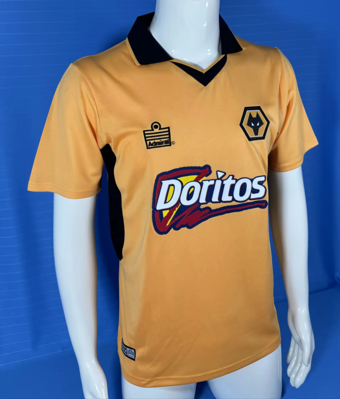 Retro Wolverhampton Wanderers 2002/04 home soccer jersey size S-2XL