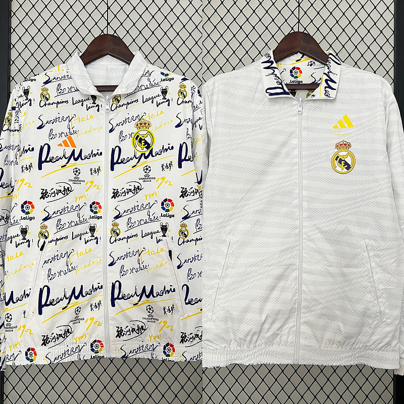 24-25 Real Madrid Trench Coat Reversible