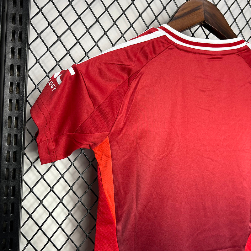 24-25 Manchester United home kid kit size 16-28