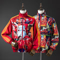 Spanish Yamal Reversible Jacket Windbreaker - Red S-XXL