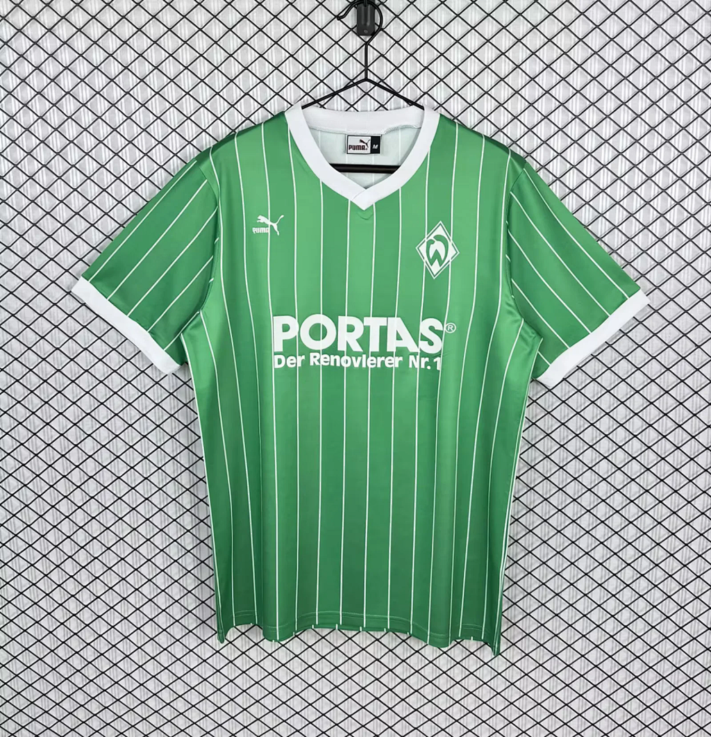 Retro 1988-89 Werder Bremen away soccer jersey size S-2XL