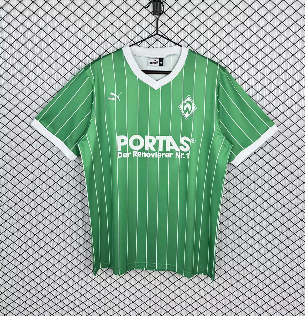 Retro 1988-89 Werder Bremen away soccer jersey size S-2XL