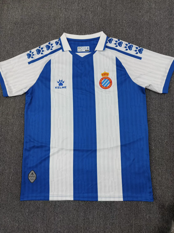 25-26 Espanyol home soccer jersey size S-2XL