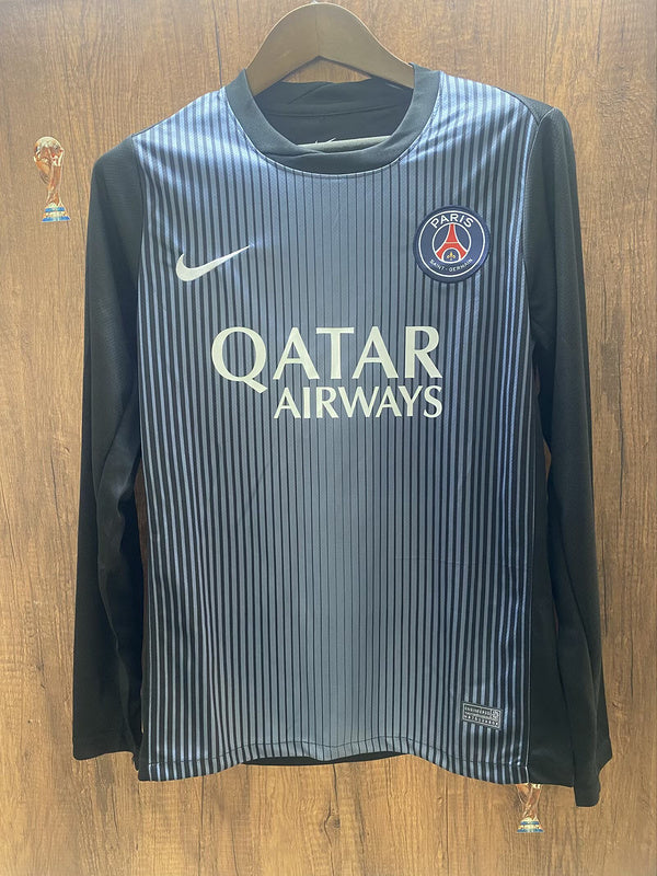 25-26 PSG gray long sleeve goalkeeper jersey