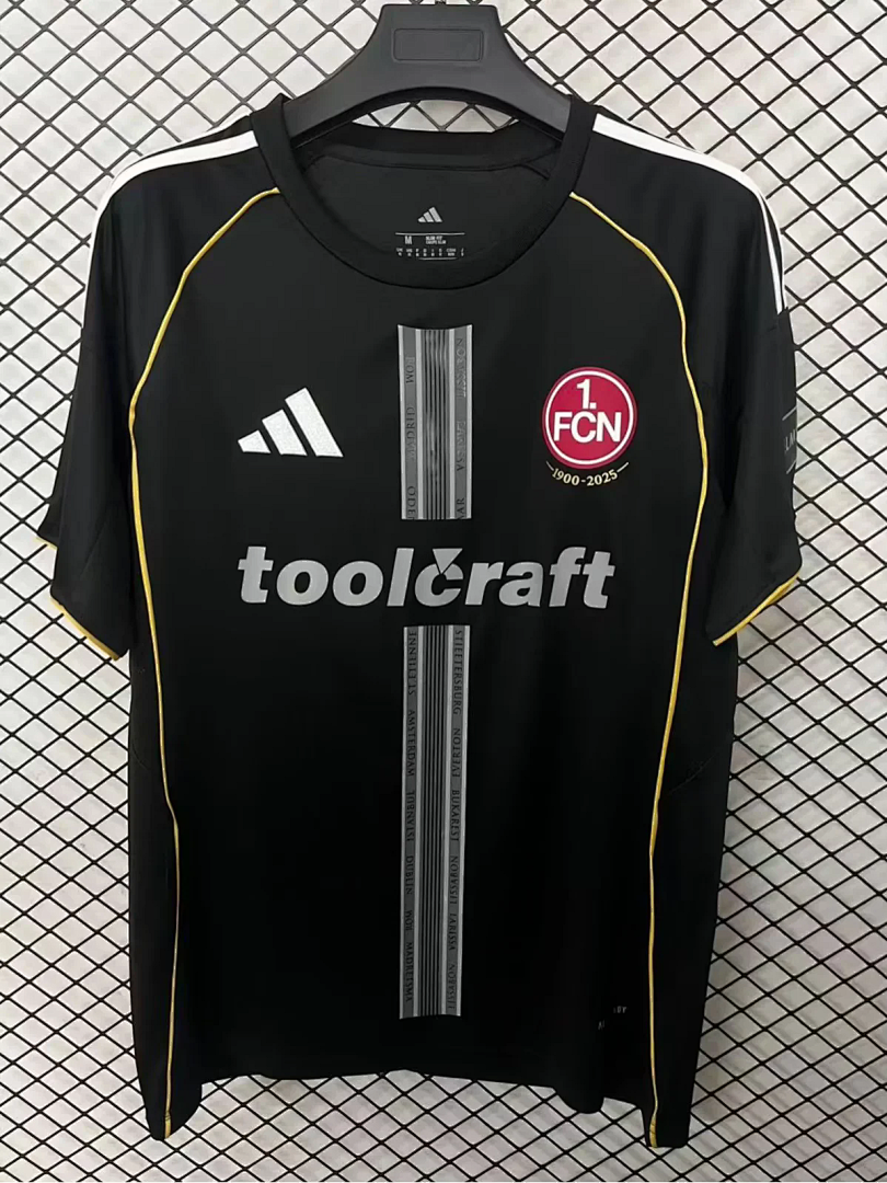 FC Nürnberg 2025/26 125 year anniversary soccer jersey size S-4XL