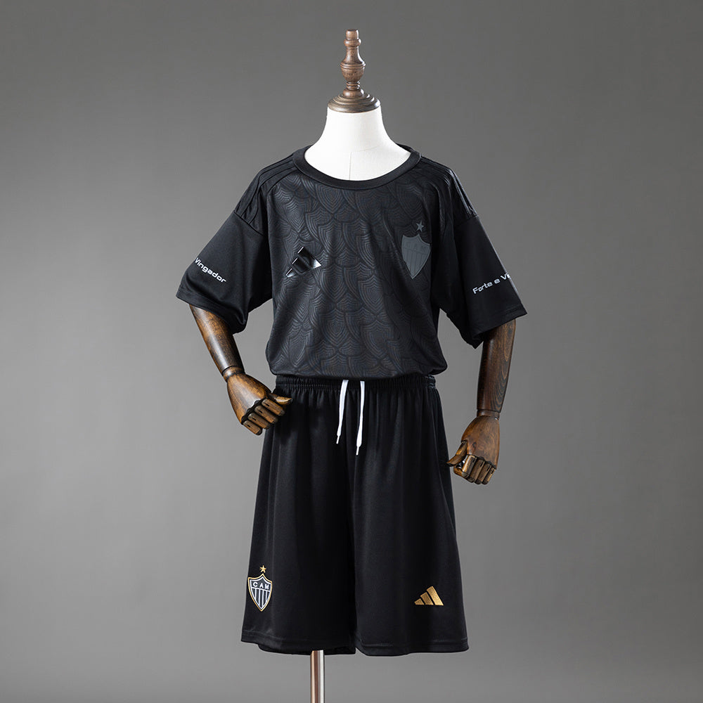 Atlético Mineiro 25/26 Limited Edition - Black Kids Kit Jersey SIZE 16-28