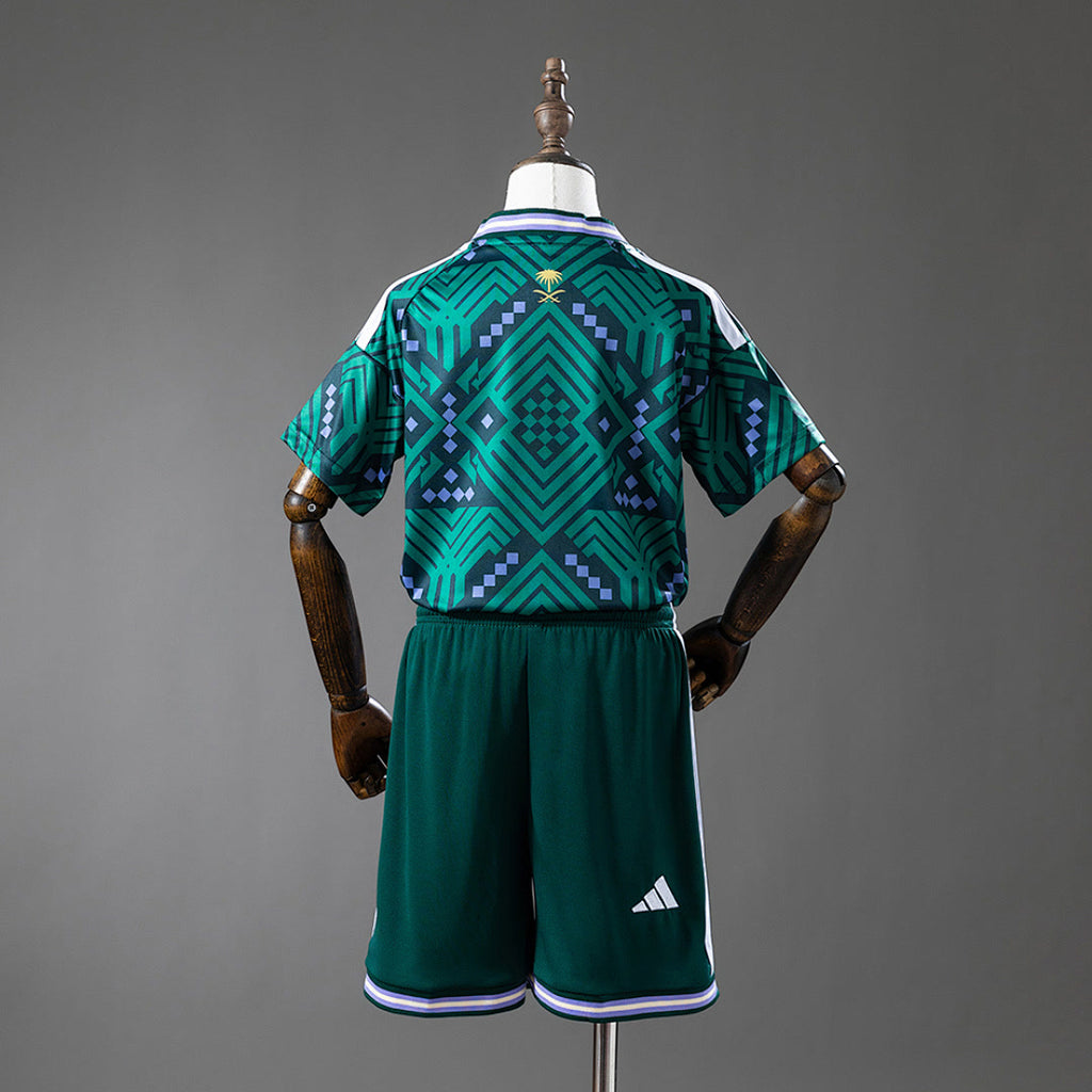 Saudi Arabia 2026 World Cup Home Kids Kit Jersey SIZE 16-28