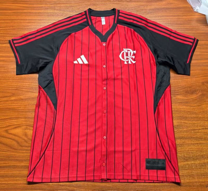 25-26 Flamengo red baseball jersey