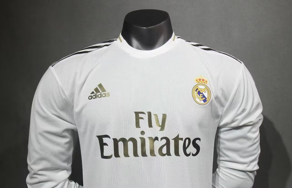 MADRID 19-20 Manga larga Version autentica/jugador — Club Retro