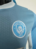 26-27 Manchester City Home Player version Long Sleeve S-3XL — Jsonwang 26/27