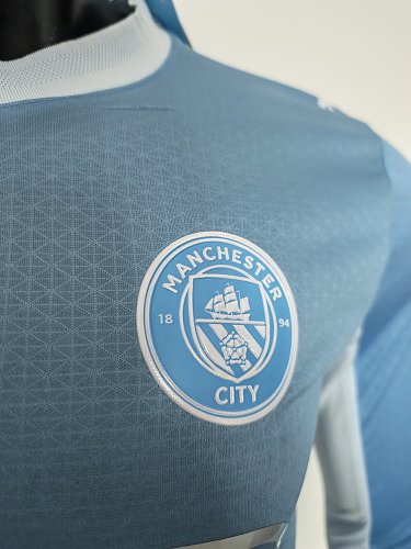 26-27 Manchester City Home Player version Long Sleeve S-3XL — Jsonwang 26/27