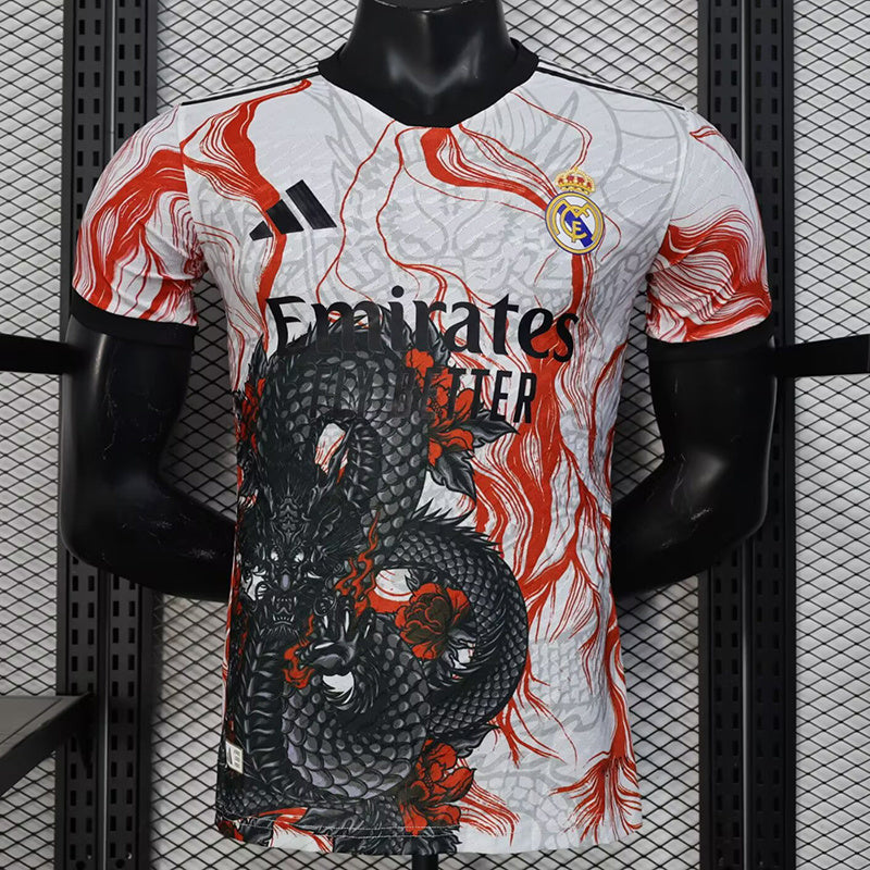 25-26 Real Madrid White Black Panlong Special Edition Player