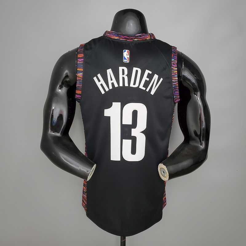 Harden #13 Brooklyn Nets City version black