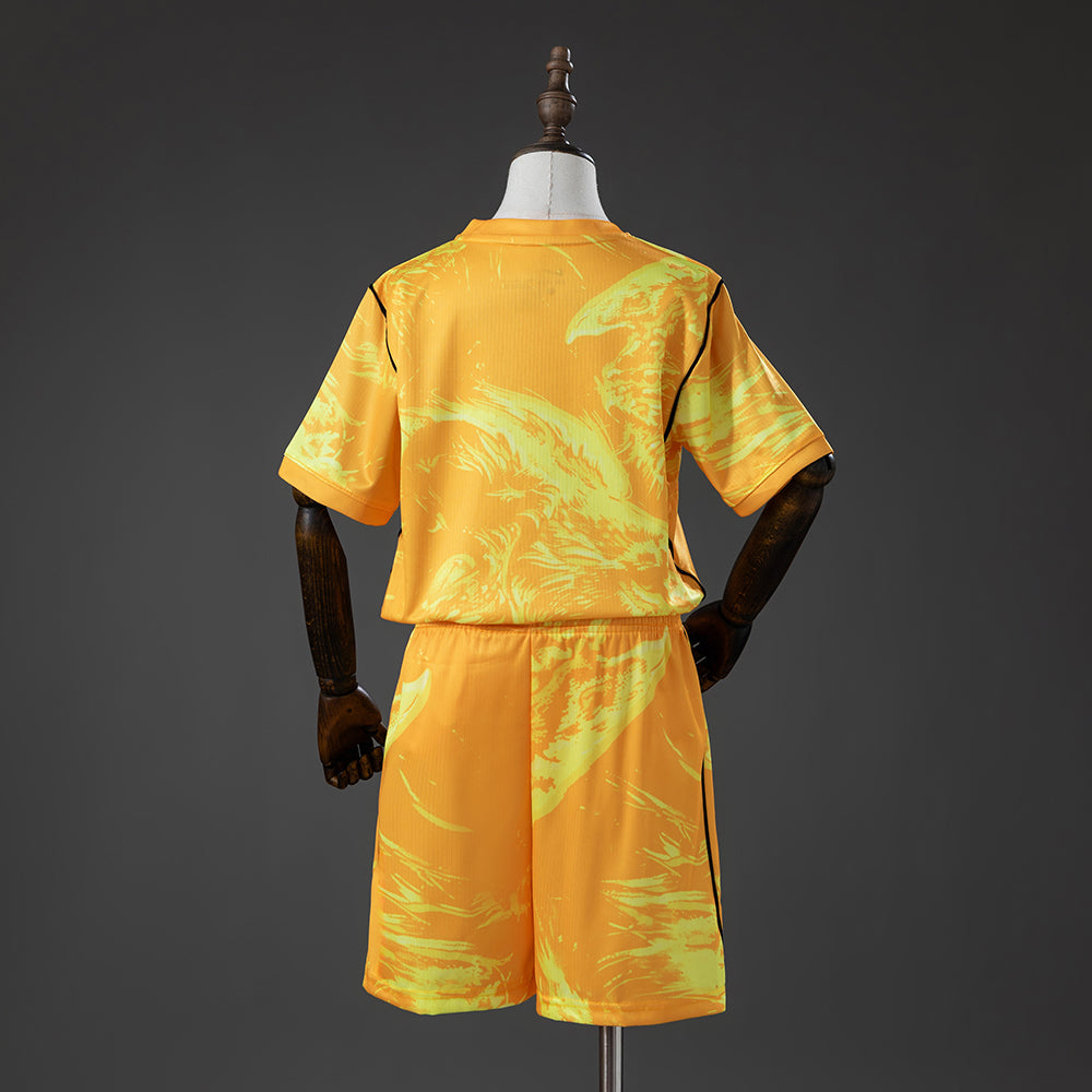 England 2026 GK Kids Kit Jersey - Yellow Size 16-28