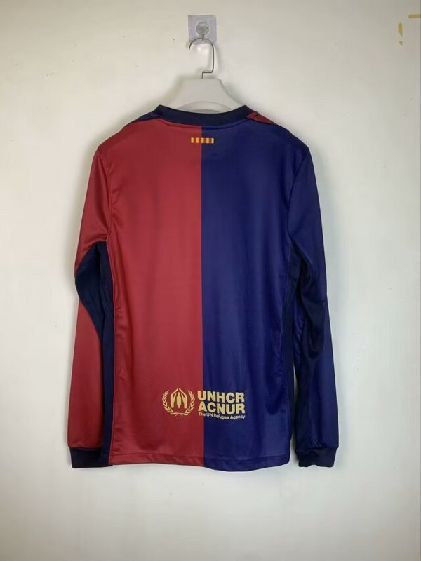24-25 Barcelona home long sleeve jersey