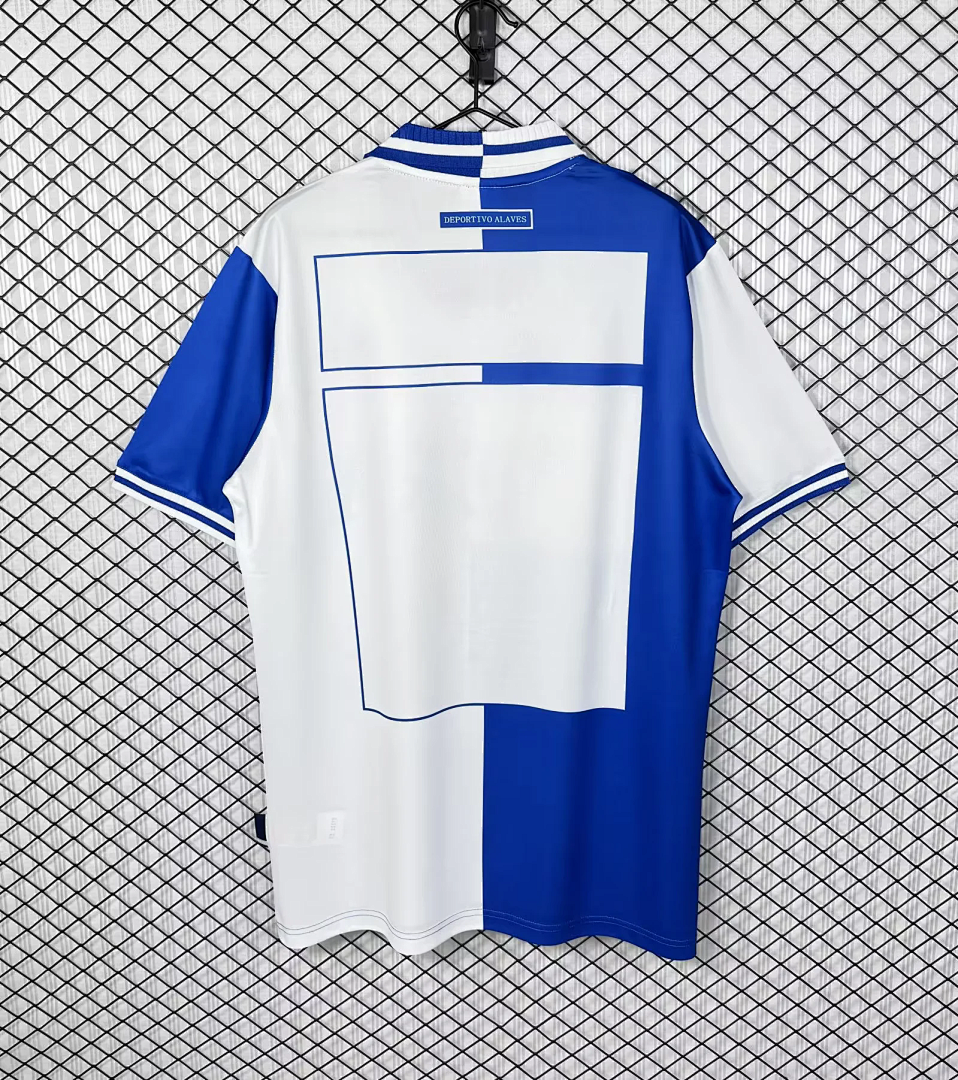 Retro Deportivo Alaves 1999/00 Home Soccer Jersey