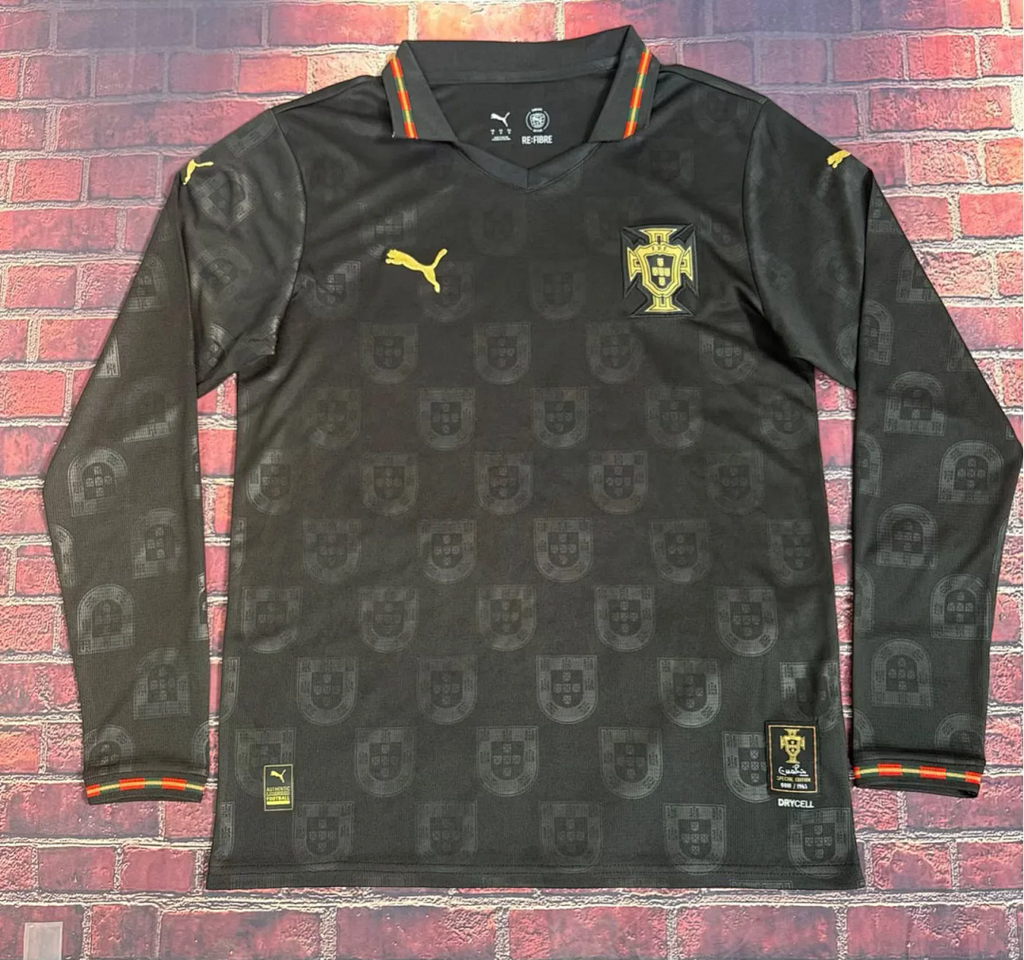 Portugal 2026 World Cup Home long sleeve soccer jersey S-4XL