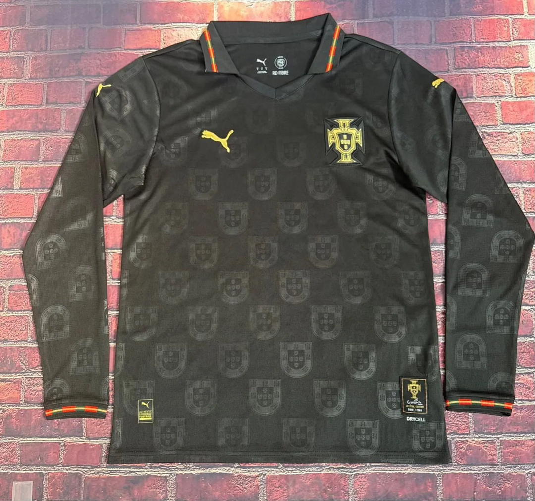 Portugal 2026 World Cup Home long sleeve soccer jersey S-4XL