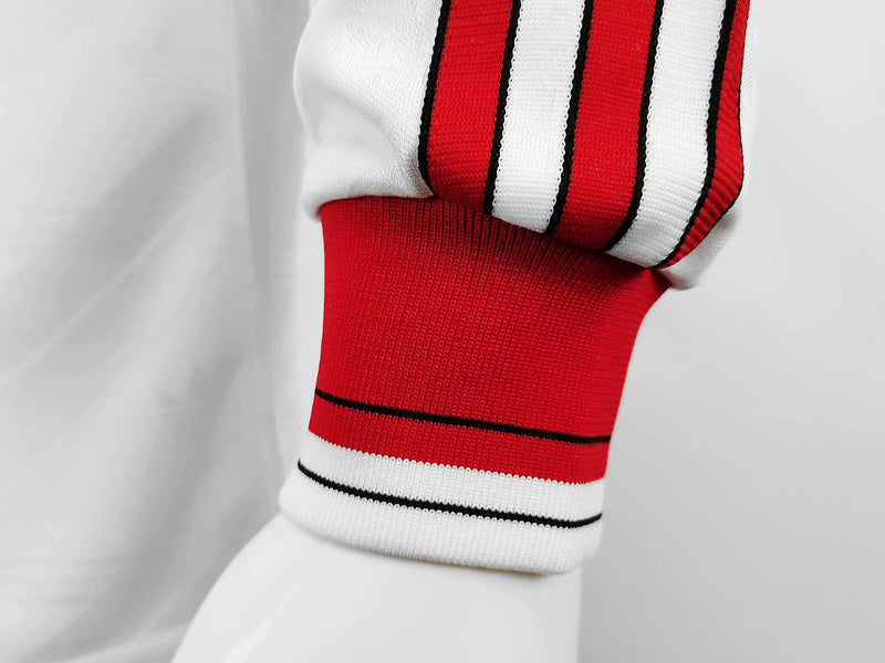 86-88 Manchester United away white away long sleeve