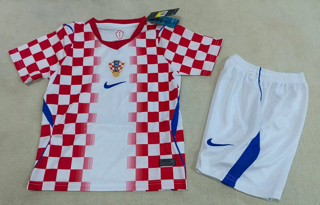 Croatia 2026 World Cup Home kid kit size 16-28