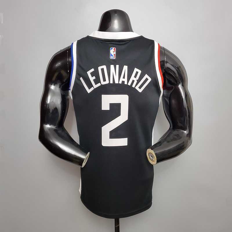 New LEONAR0#2 Los Angeles Clippers Black