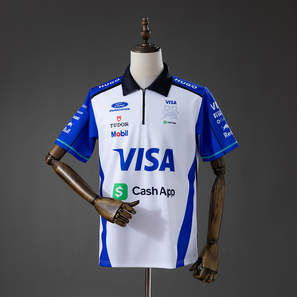Racing Bulls 2026 F1 Visa Cash App Polo衫 S-5XL