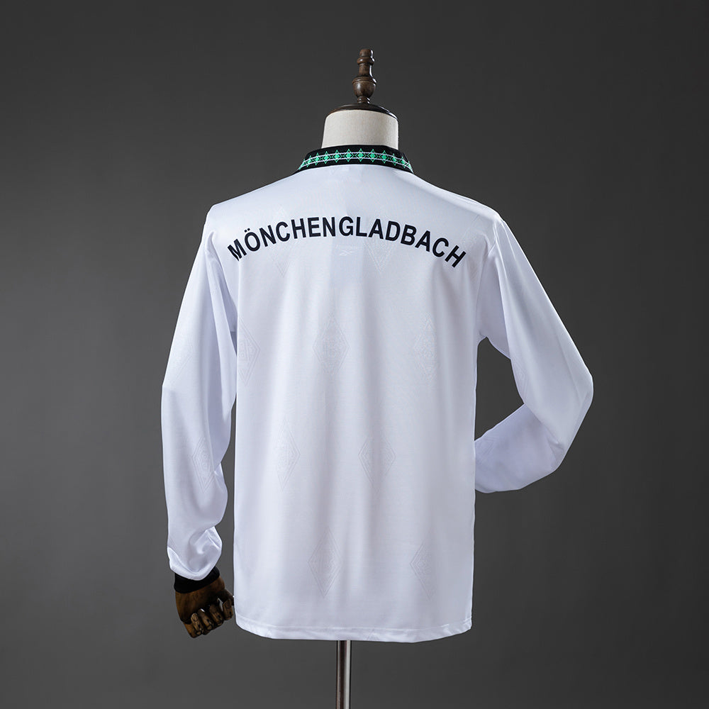 Borussia Monchengladbach 95/96 Home Long-Sleeve Retro Jersey S-XXL