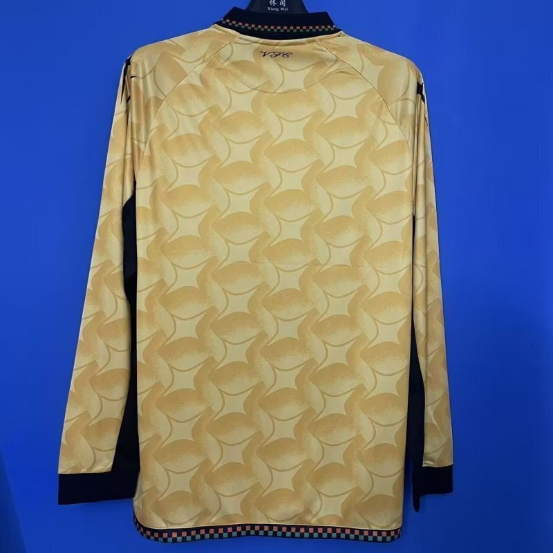 Venezia 2025/26 Gold Long sleeve Goalkeeper soccer jersey Size S-XXL