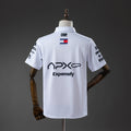 Mercedes 2025 White F1 polo S-3XL