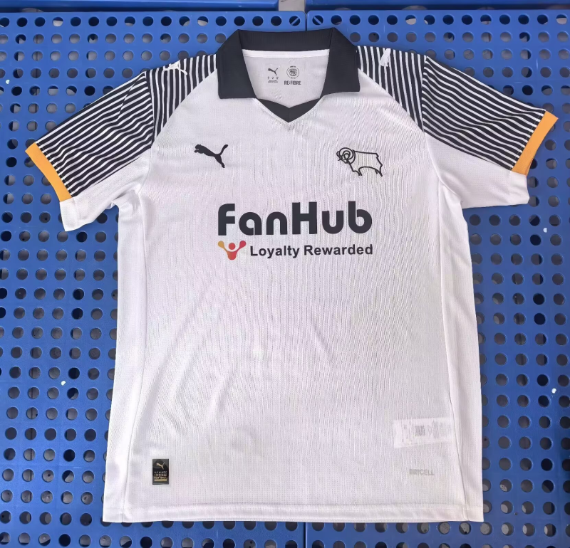 25-26 Derby County Home soccer jersey