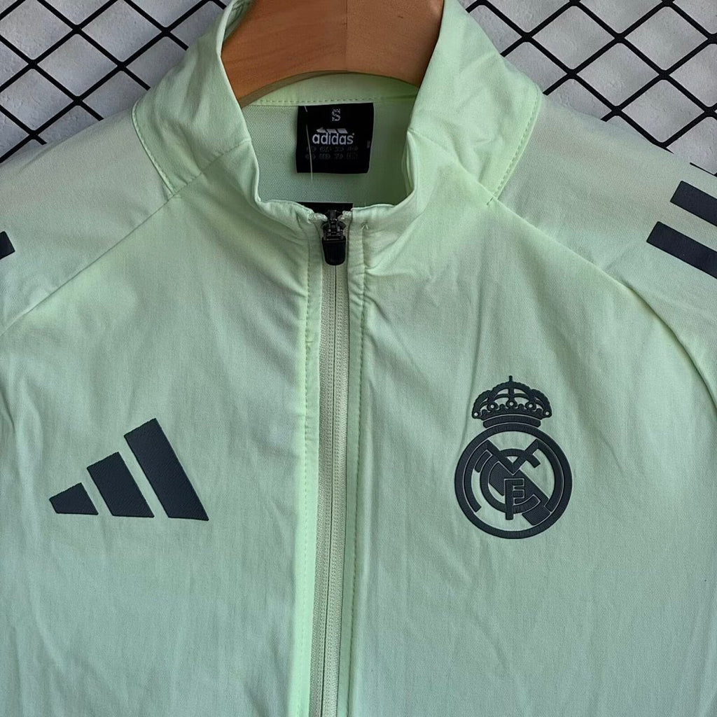 Real Madrid 2025/26 Yellow Windbreaker Suit Size S-2XL