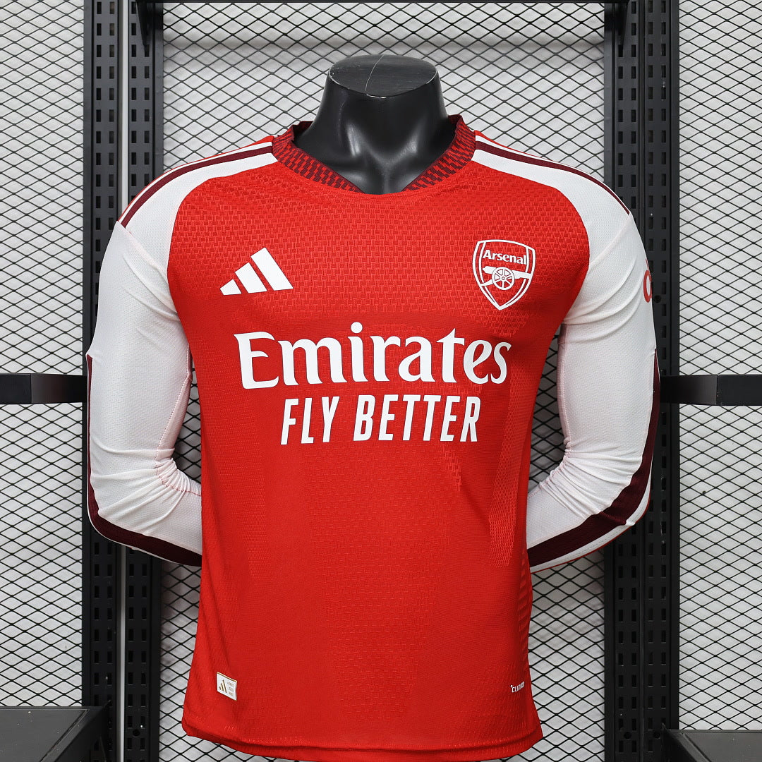 Arsenal 2026/27 Home Long Sleeve Player Version Jersey size S-2XL