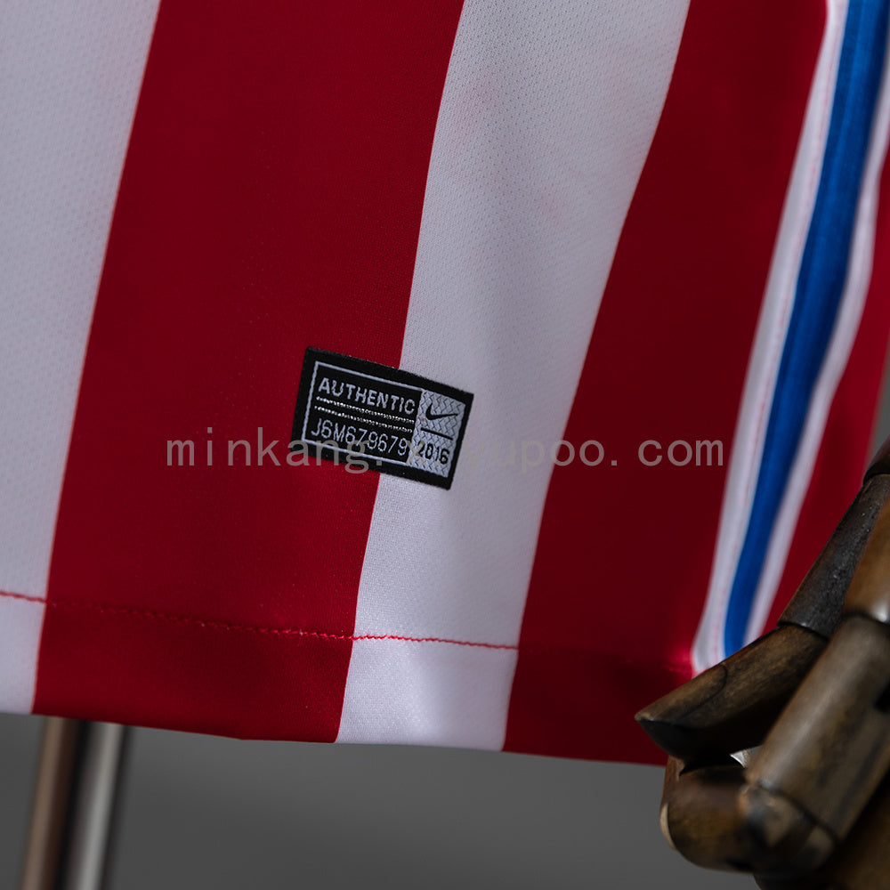 Atletico Madrid 16/17 Home Retro Jersey S-XXL