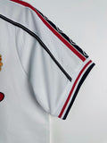 98-99 Manchester United white retro jersey