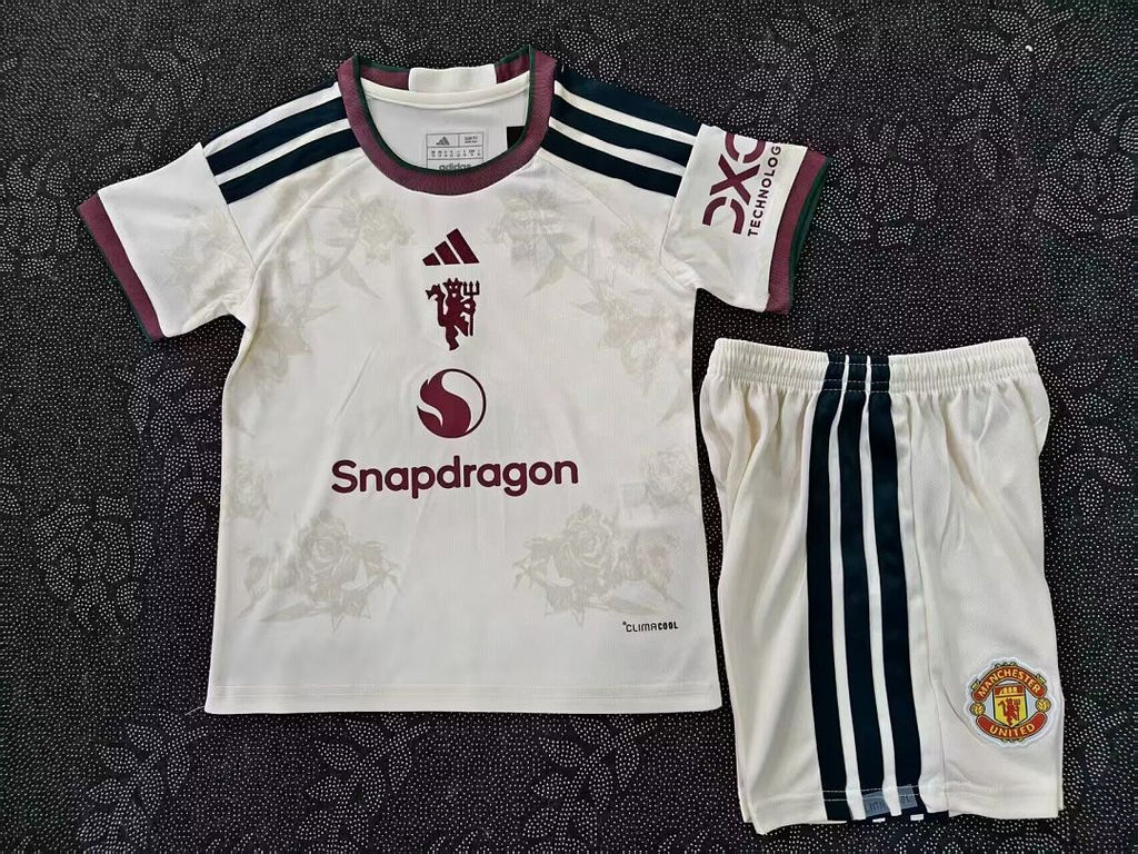 Manchester United 2026/27 Third Away Kid Kits 16-28