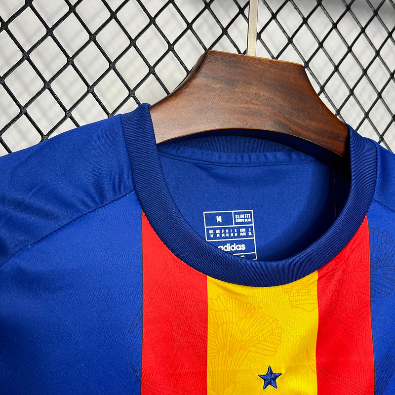 24-25 Spain Euro Pre-match training uniform Jersey