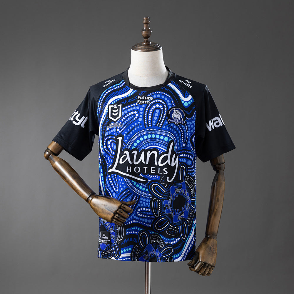 NRL Canterbury-Bankstown Bulldogs 2025 Indigenous Jersey S-5XL