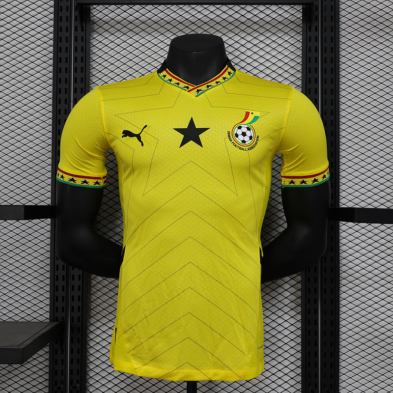 24-25 Ghana yellow player version jersey