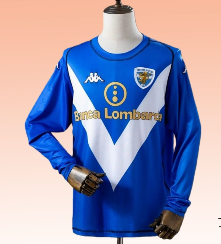 Retro 2003/04 Brescia Calcio Home jersey Long Sleeve S-XXL