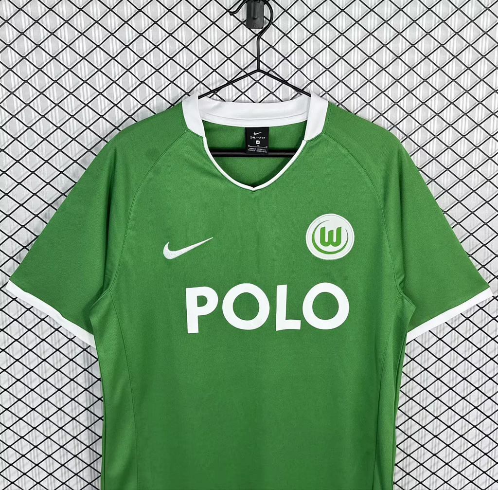 Retro Wolfsburg 2008/09 home soccer jersey size S-2XL