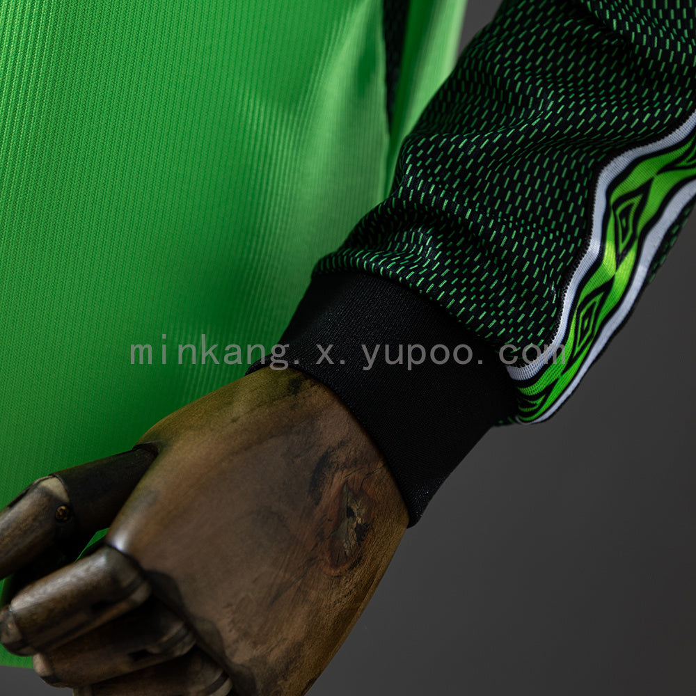 M-U 1998/99 Goalkeeper - Green Long Sleeve Retro Jersey S-XXL