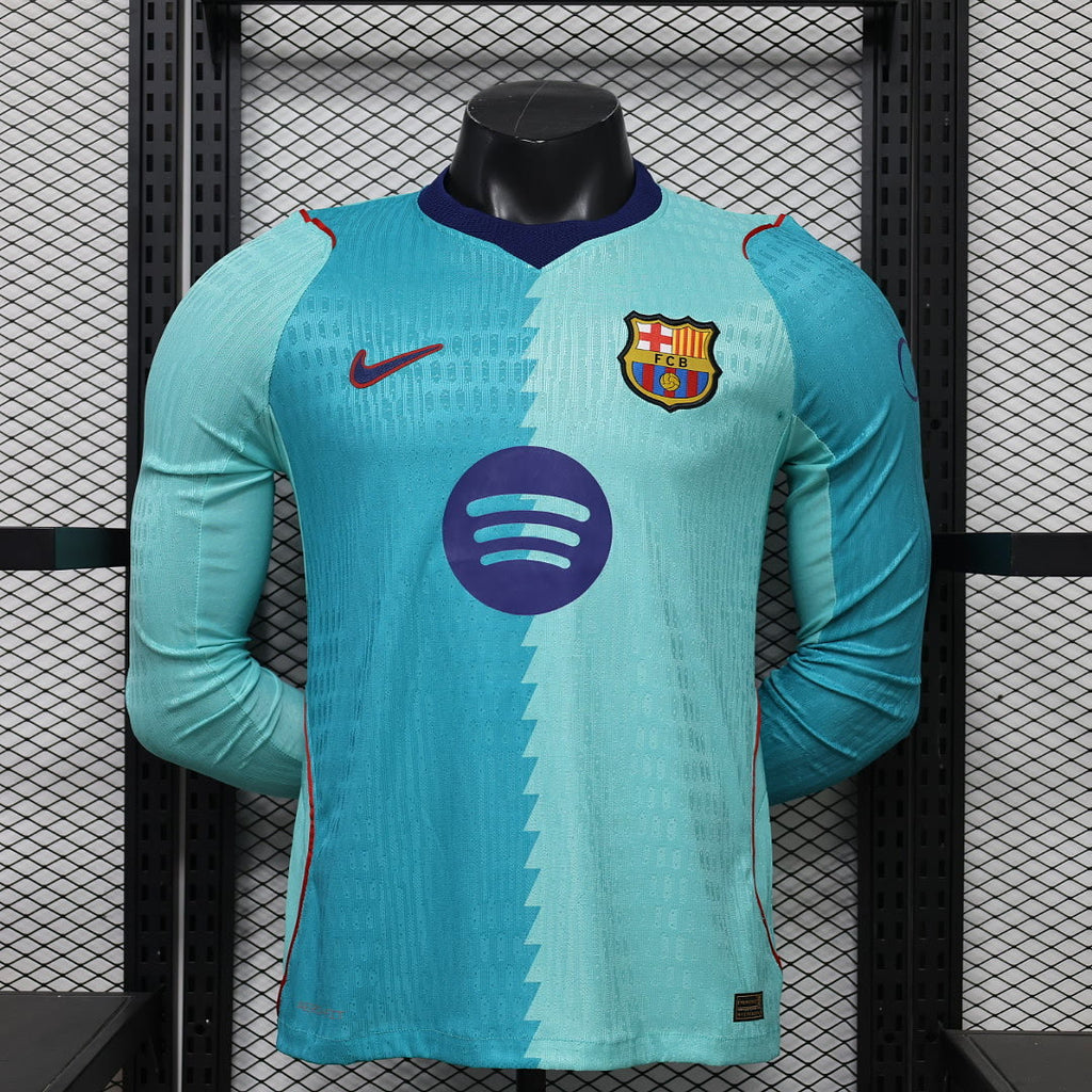 Barcelona 2026/27 Second Away Long Sleeve Player Version Jersey S-2XL