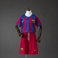 Retro Barcelona 2005/06 Home La Liga Kid Kits 16-28
