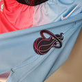 New Miami Heat Shorts City Edition Pink Blue Gradient Color